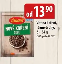 Bala Vitana koření nabídka