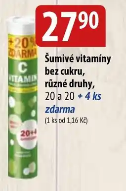 Bala Šumivé vitamíny bez cukru nabídka