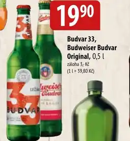 Bala Budvar 33, Budweiser Budvar Original nabídka