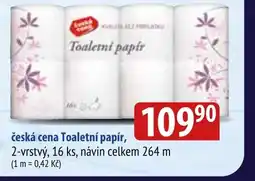 Bala Česká cena Toaletní papír nabídka