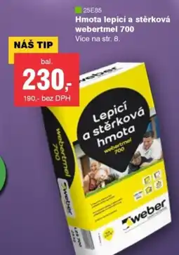 DEK Hmota lepicí a stěrková webertmel 700 nabídka