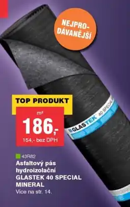 DEK Asfaltový pás hydroizolační GLASTEK 40 SPECIAL MINERAL nabídka
