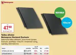 DEK Taška střešní Betonpres Horizont Exclusiv nabídka