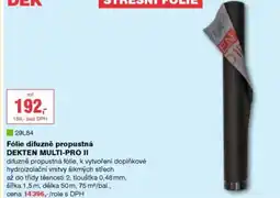 DEK Fólie difuzně propustná DEKTEN MULTI-PRO II nabídka