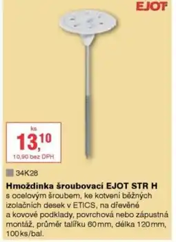 DEK Hmoždinka šroubovací EJOT STR H nabídka