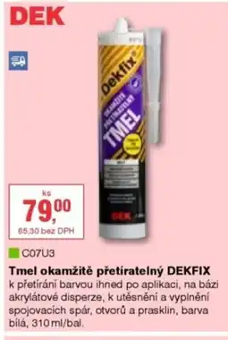 DEK Tmel okamžitě přetíratelný DEKFIX nabídka