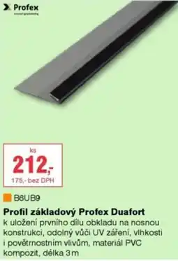 DEK Profil základový Profex Duafort nabídka