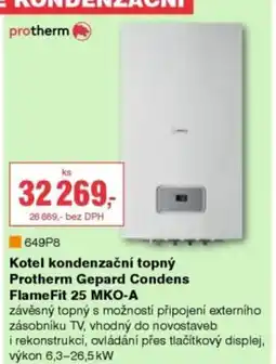 DEK Kotel kondenzační topný Protherm Gepard Condens FlameFit 25 MKO-A nabídka