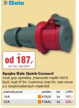 DEK Spojka Bals Quick-Connect nabídka