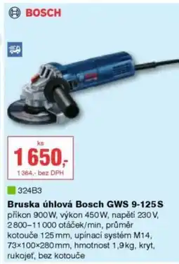 DEK Bruska úhlová Bosch GWS 9-125S nabídka