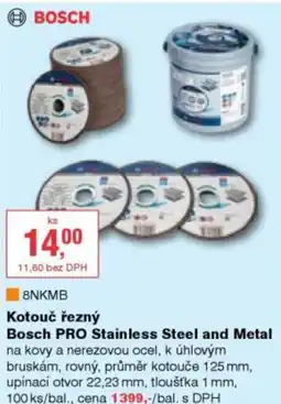 DEK Kotouč řezný Bosch PRO Stainless Steel and Metal nabídka
