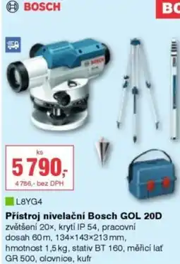 DEK Přístroj nivelační Bosch GOL 20D nabídka