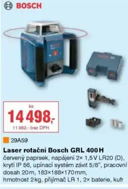 DEK Laser rotační Bosch GRL 400 H nabídka