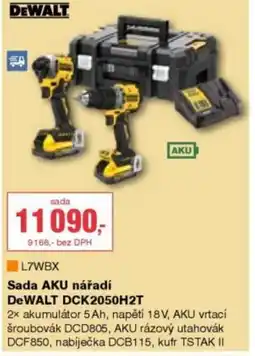 DEK Sada AKU nářadí DeWALT DCK2050H2T nabídka