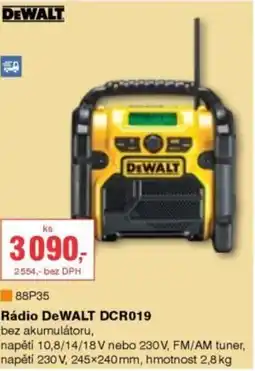 DEK Rádio DeWALT DCR019 nabídka