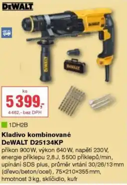 DEK Kladivo kombinované DeWALT D25134KP nabídka
