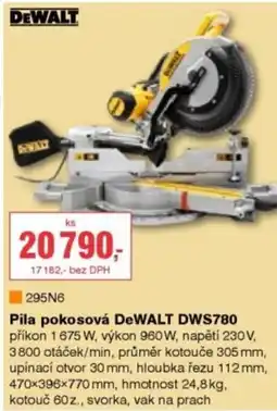 DEK Pila pokosová DeWALT DWS780 nabídka