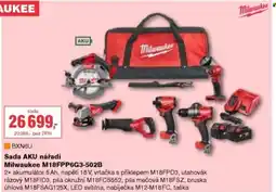 DEK Sada AKU nářadí Milwaukee M18FPP6G3-502B nabídka