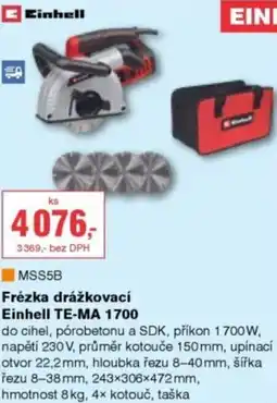 DEK Frézka drážkovací Einhell TE-MA 1700 nabídka