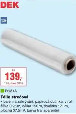 DEK Fólie strečová nabídka