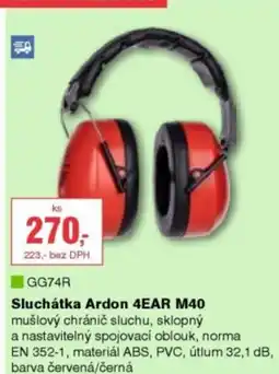 DEK Sluchátka Ardon 4EAR M40 nabídka