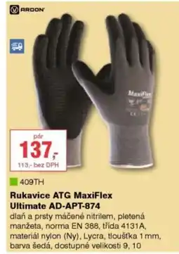 DEK Rukavice ATG MaxiFlex Ultimate AD-APT-874 nabídka