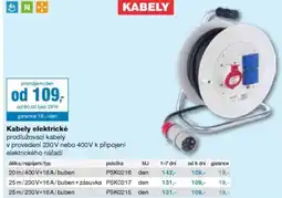 DEK Kabely elektrické nabídka