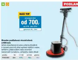 DEK Bruska podlahová víceúčelová Ø 400 mm nabídka