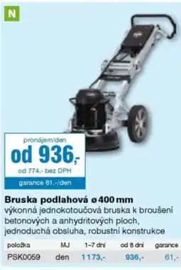 DEK Bruska podlahová o 400 mm nabídka
