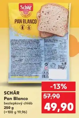 Kaufland SCHÄR Pan Blanco bezlepkový chléb nabídka