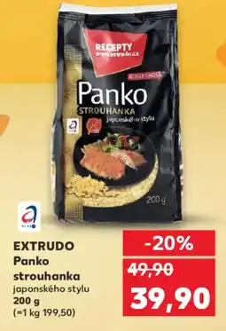 Kaufland EXTRUDO Panko strouhanka nabídka
