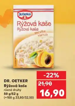 Kaufland DR. OETKER Rýžová kaše nabídka