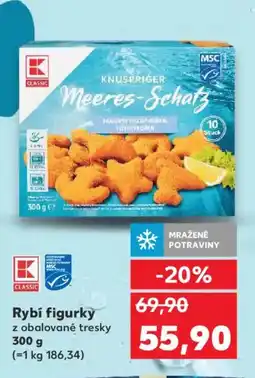 Kaufland Rybí figurky z obalované tresky nabídka