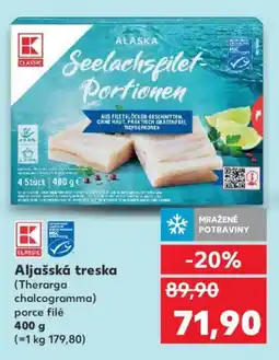 Kaufland Aljašská treska nabídka