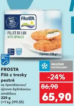 Kaufland FROSTA Filé z tresky pestré nabídka