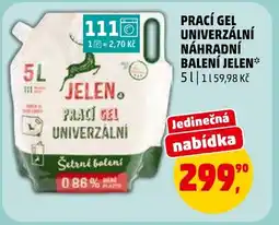 Penny Market Prací gel univerzální náhradní balení jelen nabídka