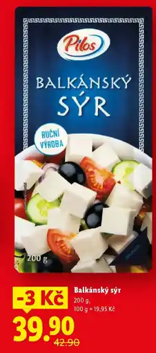 Lidl Pilos Balkánský sýr nabídka