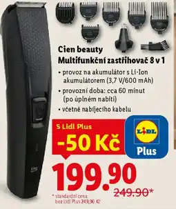 Lidl Cien beauty Multifunkční zastřihovač 8 v 1 nabídka