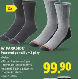 Lidl PARKSIDE Pracovní ponožky - 2 páry nabídka