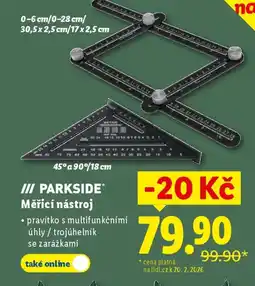 Lidl PARKSIDE Měřicí nástroj nabídka
