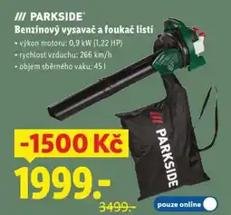 Lidl PARKSIDE Benzínový vysavač a foukač listí nabídka