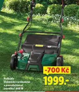 Lidl PARKSIDE Elektrický vertikutátor a provzdušňovač trávníku 1800 W nabídka