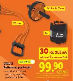 Lidl CRIVIT Potřeby na posilování nabídka
