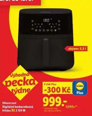 Silvercrest Digitální horkovzdušná fritéza XL 2 150 W