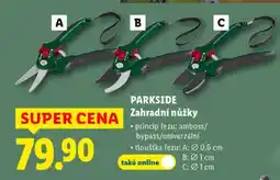 Lidl PARKSIDE ZAHRADNÍ NŮŽKY nabídka