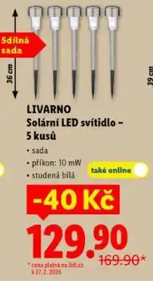 Lidl LIVARNO Solární LED svítidlo – 5 kusů nabídka