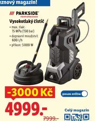 Parkside Vysokotlaký čistič