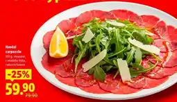 Lidl Hovězí carpaccio nabídka