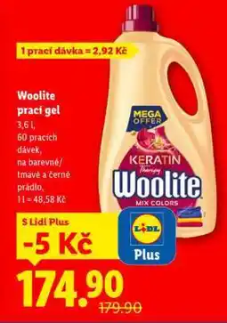 Lidl Woolite prací gel nabídka