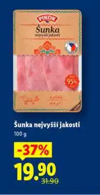 Lidl Šunka nejvyšší jakosti nabídka